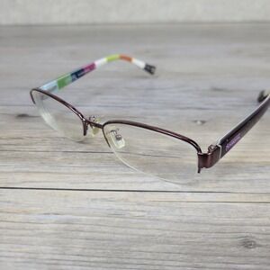 Coach Eyeglass Frames HC 5004 Bettie 9032 Purple Women 51-16-135 Half Rim